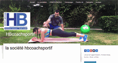 Desktop Screenshot of hbcoachsportif.com