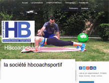 Tablet Screenshot of hbcoachsportif.com